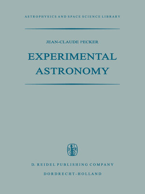 cover image of Experimental Astronomy